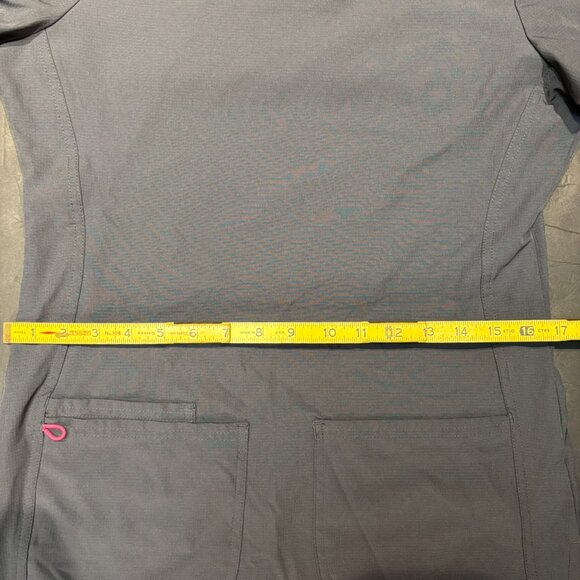 HeartSoul Women’s Black Scrub Top – Size S, Moisture-Wicking, Stretch - Picture 4 of 5